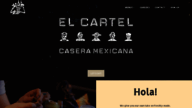 What Elcartelmexicana.co.uk website looked like in 2018 (5 years ago)