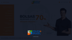 What Educamaisbrasil.com.br website looked like in 2018 (6 years ago)