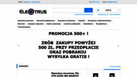 What Electrus.pl website looked like in 2018 (5 years ago)