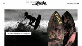 What Exileskimboards.com website looked like in 2018 (5 years ago)