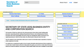 What Entitysearch.org website looked like in 2018 (5 years ago)