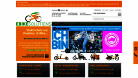What Ebike-solutions.com website looked like in 2018 (5 years ago)