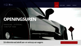 What Expo-cars.be website looked like in 2018 (5 years ago)