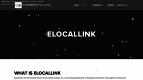 What Elocallink.com website looked like in 2018 (5 years ago)