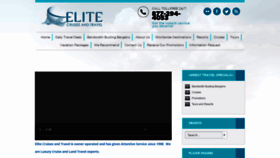 What Elitecruisestravel.com website looked like in 2018 (5 years ago)