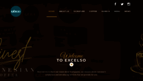 What Excelso-coffee.com website looked like in 2018 (5 years ago)