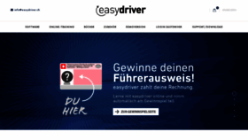 What Easydriver.ch website looked like in 2018 (5 years ago)