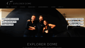 What Explorerdome.co.uk website looked like in 2018 (5 years ago)