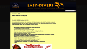 What Easy-divers.de website looked like in 2018 (5 years ago)