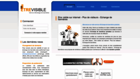 What Etrevisible.com website looked like in 2018 (5 years ago)