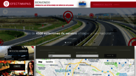 What Efectimapas.com website looked like in 2018 (6 years ago)