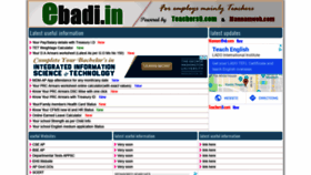What Ebadi.in website looked like in 2018 (5 years ago)