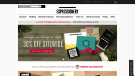 What Expressionery.com website looked like in 2018 (5 years ago)