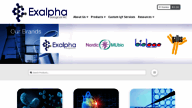 What Exalpha.com website looked like in 2018 (5 years ago)