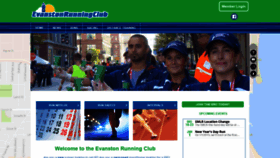 What Evanstonrunningclub.org website looked like in 2018 (5 years ago)