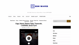 What Edmwaves.org website looked like in 2018 (5 years ago)
