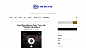 What Edmwaves.org website looked like in 2018 (6 years ago)