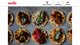 What Eatdrinknada.com website looked like in 2018 (5 years ago)