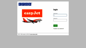 What Easyjet.efosweb.com website looked like in 2018 (5 years ago)