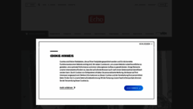 What Echo-online.de website looked like in 2018 (5 years ago)
