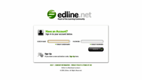 What Edline.net website looked like in 2018 (5 years ago)