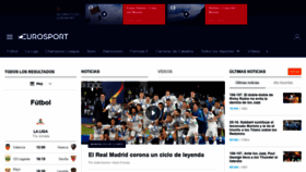 What Eurosport.es website looked like in 2018 (5 years ago)