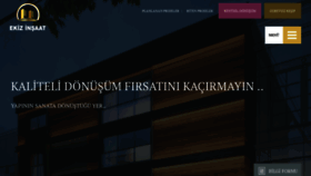 What Ekizinsaat.com website looked like in 2018 (5 years ago)