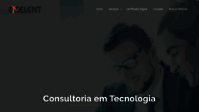 What Excelent.com.br website looked like in 2018 (5 years ago)