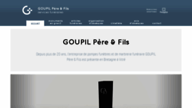 What Ets-goupil.fr website looked like in 2018 (5 years ago)