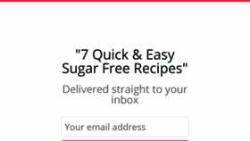 What Easy-sugar-free-recipes.com website looked like in 2018 (5 years ago)