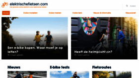 What Elektrischefietsen.com website looked like in 2018 (5 years ago)