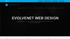 What Evolvenet.co.uk website looked like in 2018 (5 years ago)