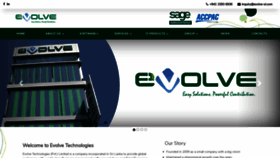What Evolve-sl.com website looked like in 2018 (5 years ago)