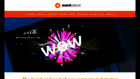 What Eventplanet.com.au website looked like in 2018 (5 years ago)