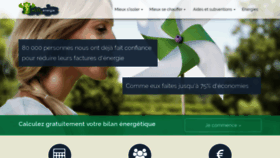 What Eco2energie.com website looked like in 2018 (5 years ago)