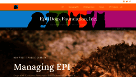 What Epi4dogs.com website looked like in 2018 (5 years ago)