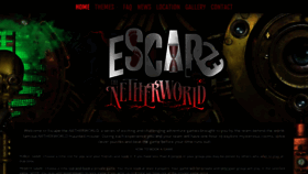 What Escapethenetherworld.com website looked like in 2018 (5 years ago)
