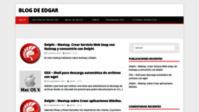 What Edgartec.com website looked like in 2018 (5 years ago)
