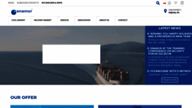 What Enamor.pl website looked like in 2018 (5 years ago)
