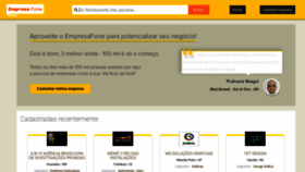 What Empresafone.com.br website looked like in 2019 (5 years ago)