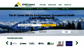 What Ehscareers.com website looked like in 2019 (5 years ago)