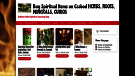 What Esabodspiritualherbs.com website looked like in 2019 (5 years ago)