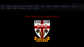 What Englanddarts.co.uk website looked like in 2019 (5 years ago)