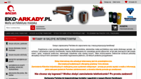 What Eko-arkady.pl website looked like in 2019 (5 years ago)