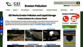 What Erosionpollution.com website looked like in 2019 (5 years ago)