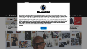 What Esquire.co.uk website looked like in 2019 (5 years ago)
