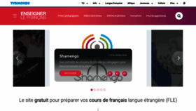 What Enseigner.tv5monde.com website looked like in 2019 (5 years ago)