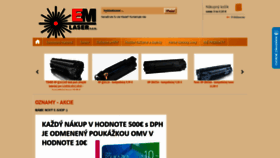What Em-toner.sk website looked like in 2019 (5 years ago)