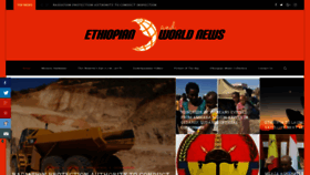 What Ethiopianandworldnews.com website looked like in 2019 (5 years ago)