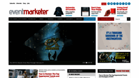 What Eventmarketer.com website looked like in 2019 (5 years ago)
